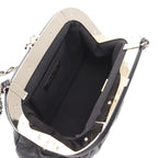 Black Leather Chanel Shoulder Bag