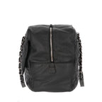 Black Leather Chanel Flap Bag
