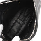 Black Leather Chanel Shoulder Bag