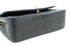Black Leather Chanel Crossbody Bag