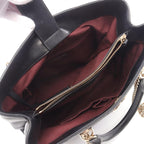 Black Leather Chanel Travel Bag