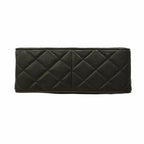 Black Leather Chanel Shoulder Bag