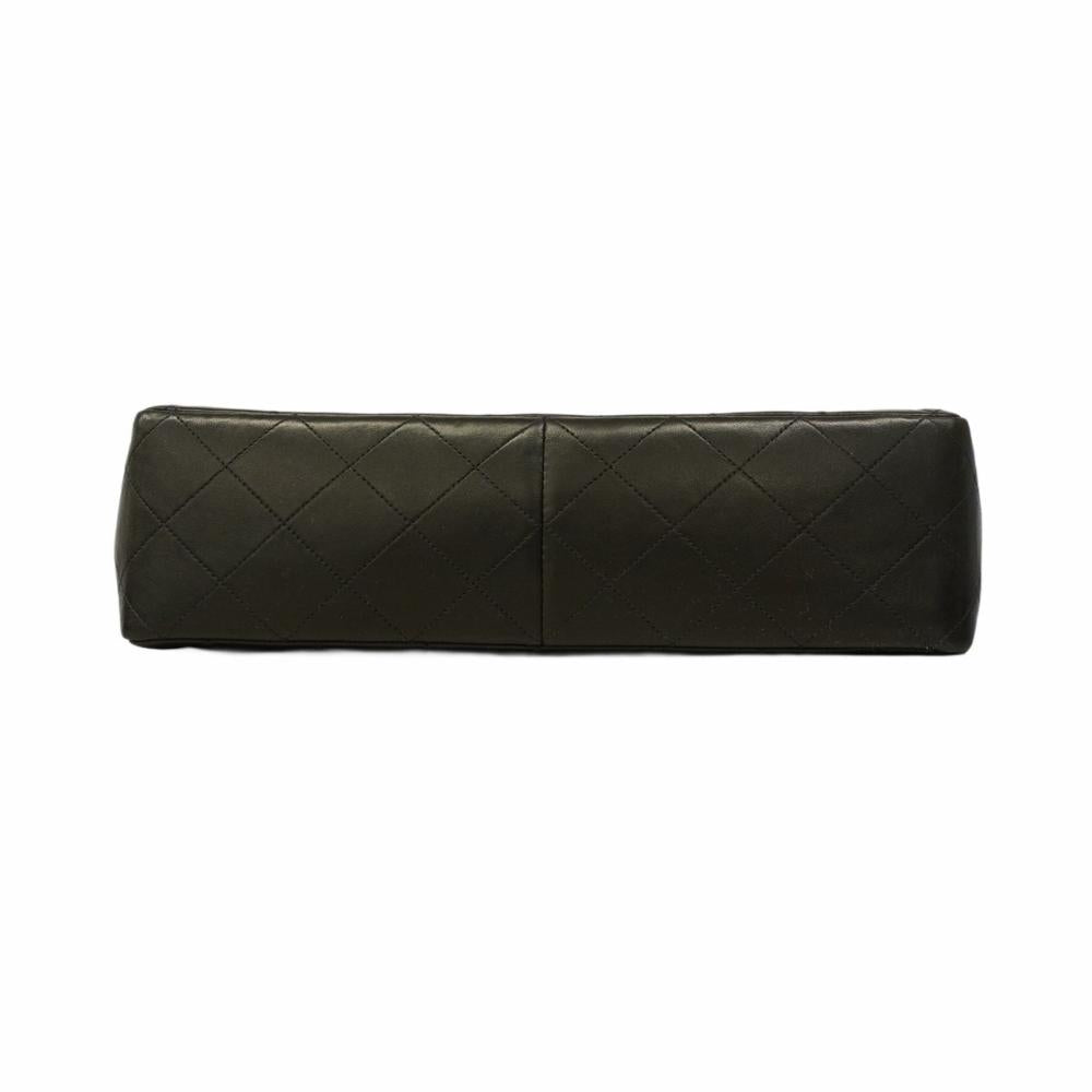 Black Leather Chanel Shoulder Bag