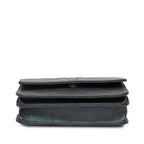 Black Leather Chanel Wallet On Chain