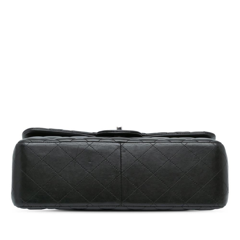 Black Leather Chanel Shoulder Bag
