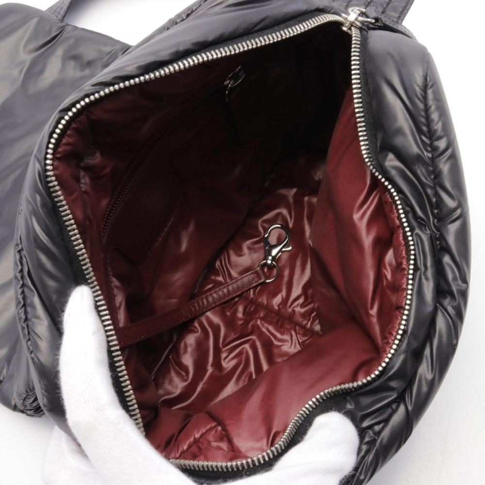 Black Leather Chanel Crossbody Bag
