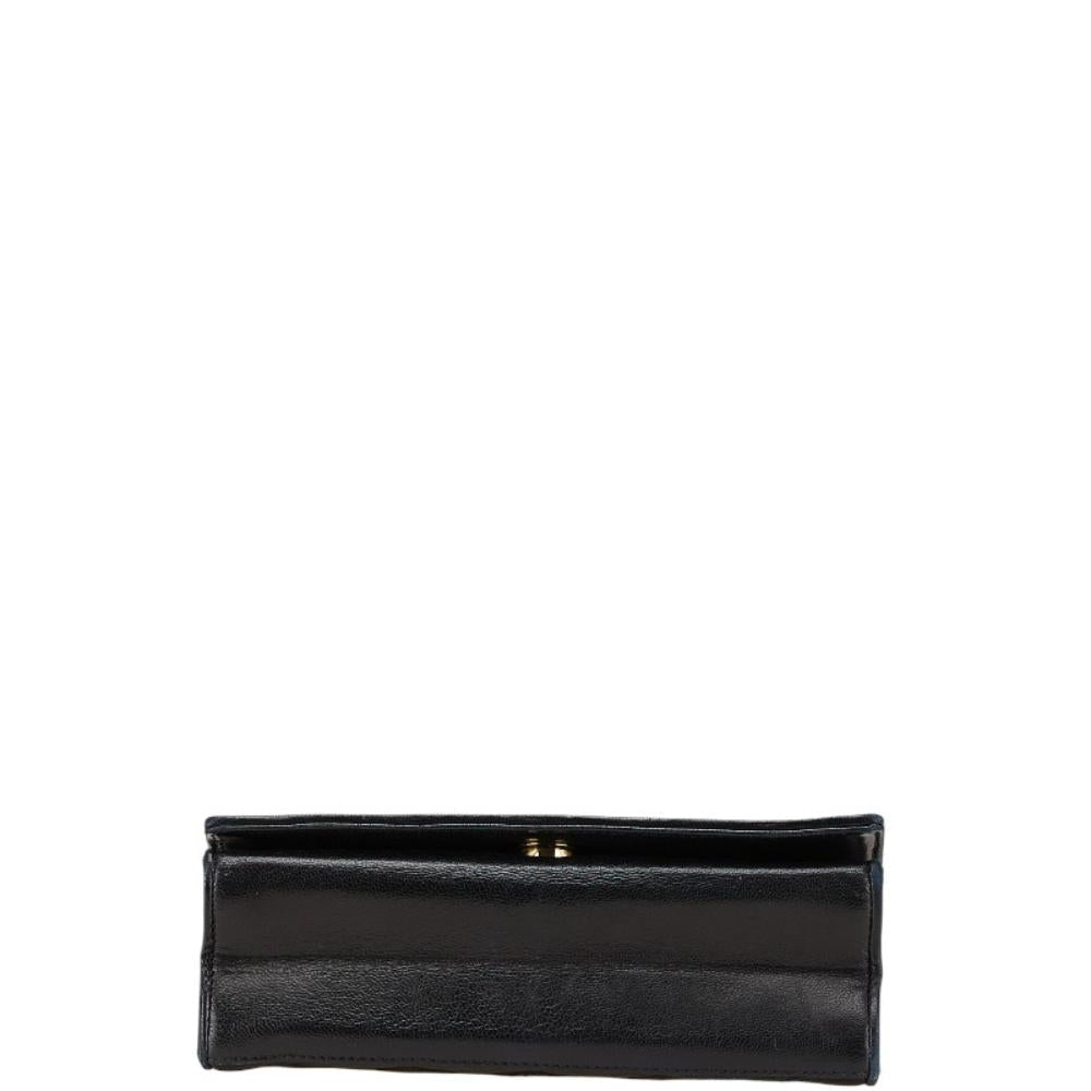 Black Leather Chanel Crossbody Bag