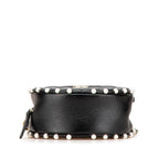 Black Leather Chanel Crossbody Bag