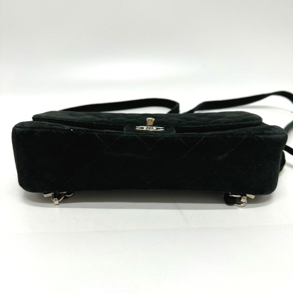 Black Leather Chanel Shoulder Bag