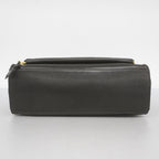 Black Leather Chanel Shoulder Bag
