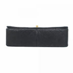 Black Leather Chanel Shoulder Bag
