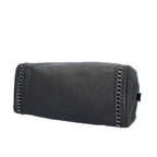 Black Leather Chanel Shoulder Bag