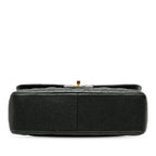 Black Leather Chanel Flap Bag