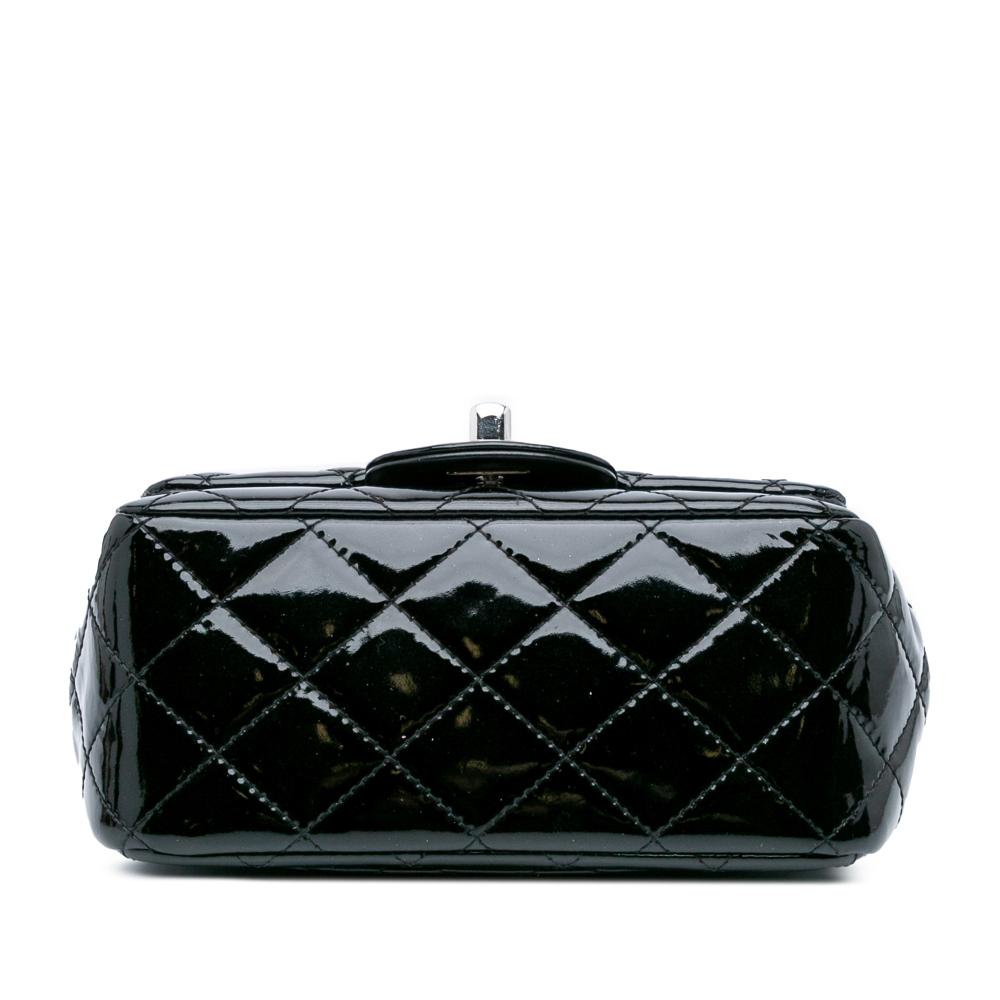 Black Leather Chanel Flap Bag