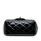 Black Leather Chanel Flap Bag