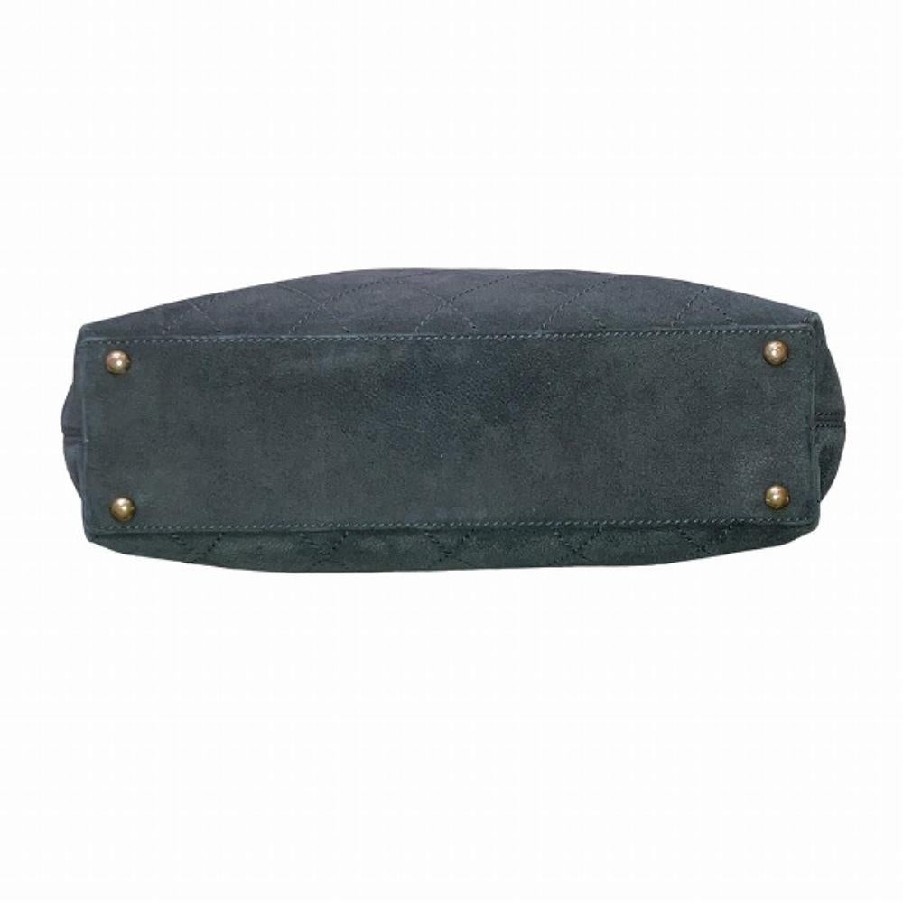 Black Leather Chanel Shoulder Bag