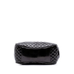 Black Leather Chanel Shoulder Bag