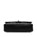 Black Leather Chanel Shoulder Bag