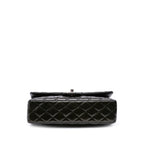 Black Leather Chanel Flap Bag