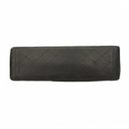 Black Leather Chanel Shoulder Bag