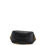 Black Leather Chanel Shoulder Bag