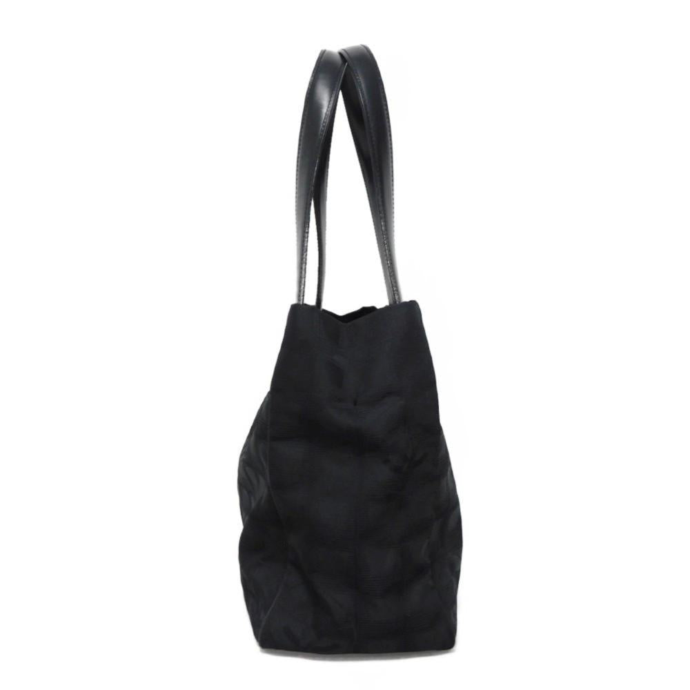 Black Leather Chanel Travel Line