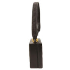 Black Leather Chanel Travel Bag