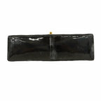 Black Leather Chanel Shoulder Bag