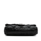 Black Leather Chanel Shoulder Bag