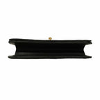 Black Leather Chanel Shoulder Bag