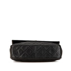 Black Leather Chanel Crossbody Bag