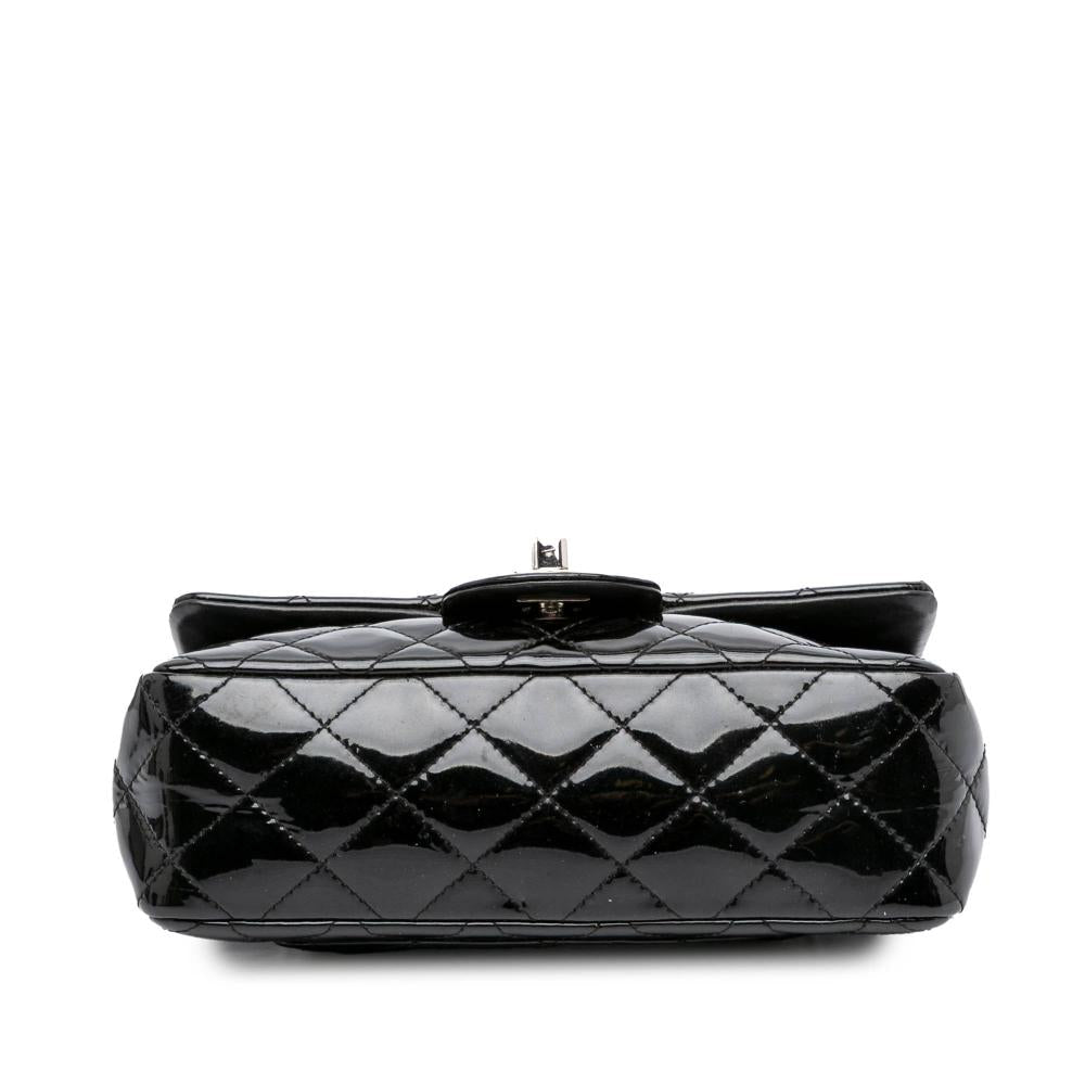 Black Leather Chanel Flap Bag