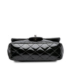 Black Leather Chanel Flap Bag