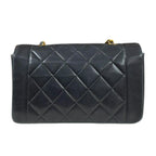 Black Leather Chanel Shoulder Bag