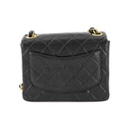 Black Leather Chanel Shoulder Bag