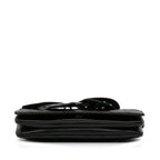 Black Leather Chanel Crossbody Bag
