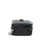 Black Leather Chanel Crossbody Bag