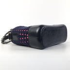 Black Leather Chanel Shoulder Bag