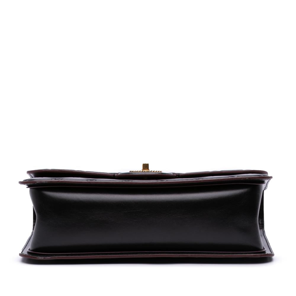 Black Leather Chanel Flap Bag