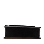 Black Leather Chanel Flap Bag