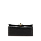 Black Leather Chanel Crossbody Bag