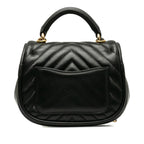 Black Leather Chanel Travel Bag
