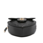 Black Leather Chanel Crossbody Bag