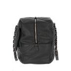 Black Leather Chanel Shoulder Bag