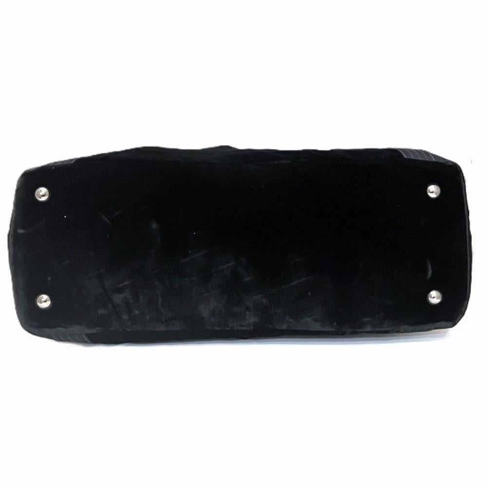 Black Leather Chanel Shoulder Bag