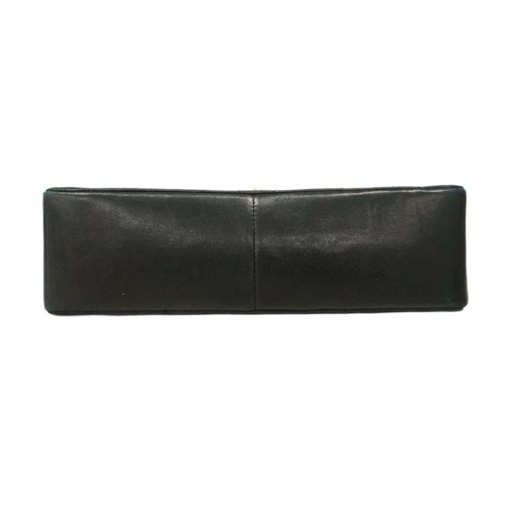 Black Leather Chanel Shoulder Bag