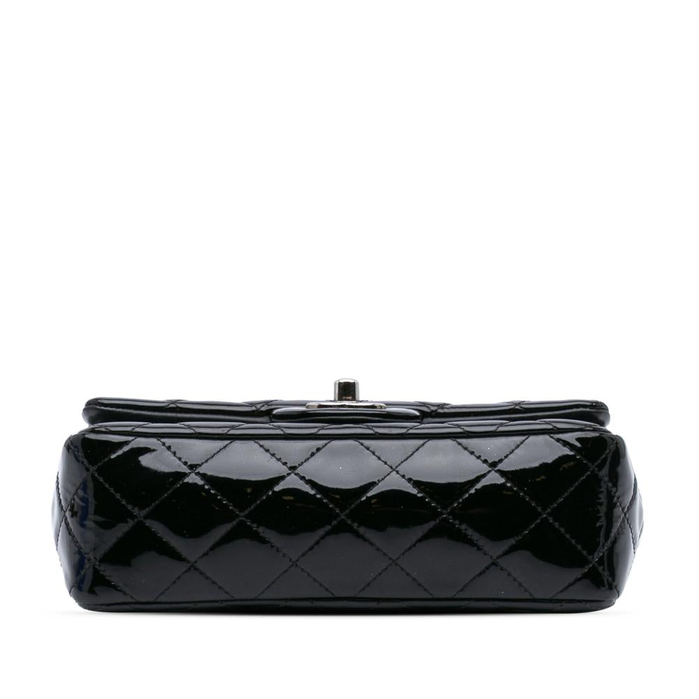 Black Leather Chanel Flap Bag