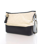 Black Leather Chanel Shoulder Bag