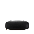 Black Leather Chanel Flap Bag