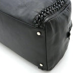 Black Leather Chanel Shoulder Bag